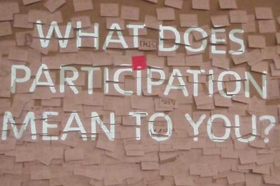What does participation mean to you?