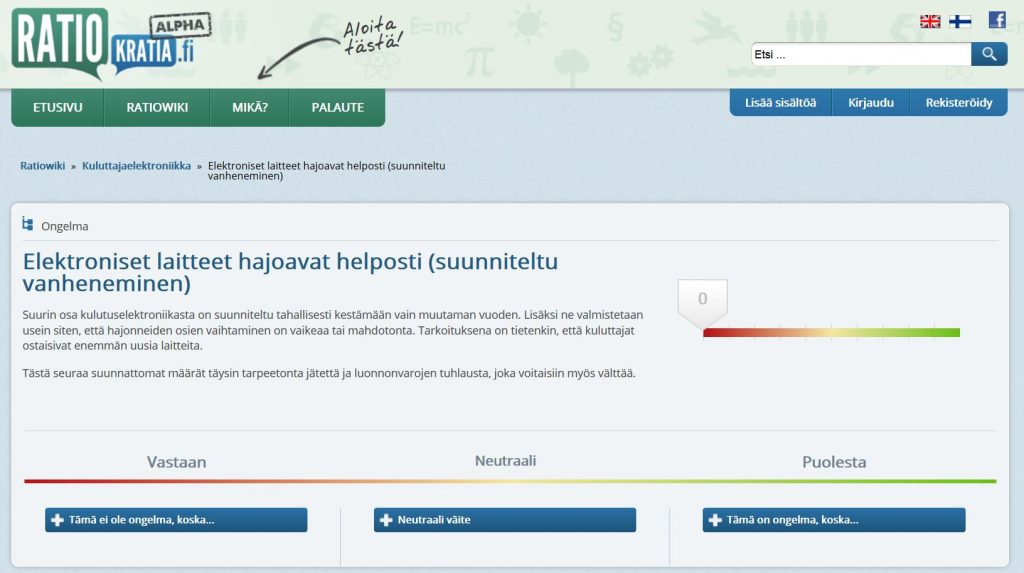 Ratiokratia tarjoaa mahdollisuuden järjen äänelle ilman tarvetta huutoäänestykseen.