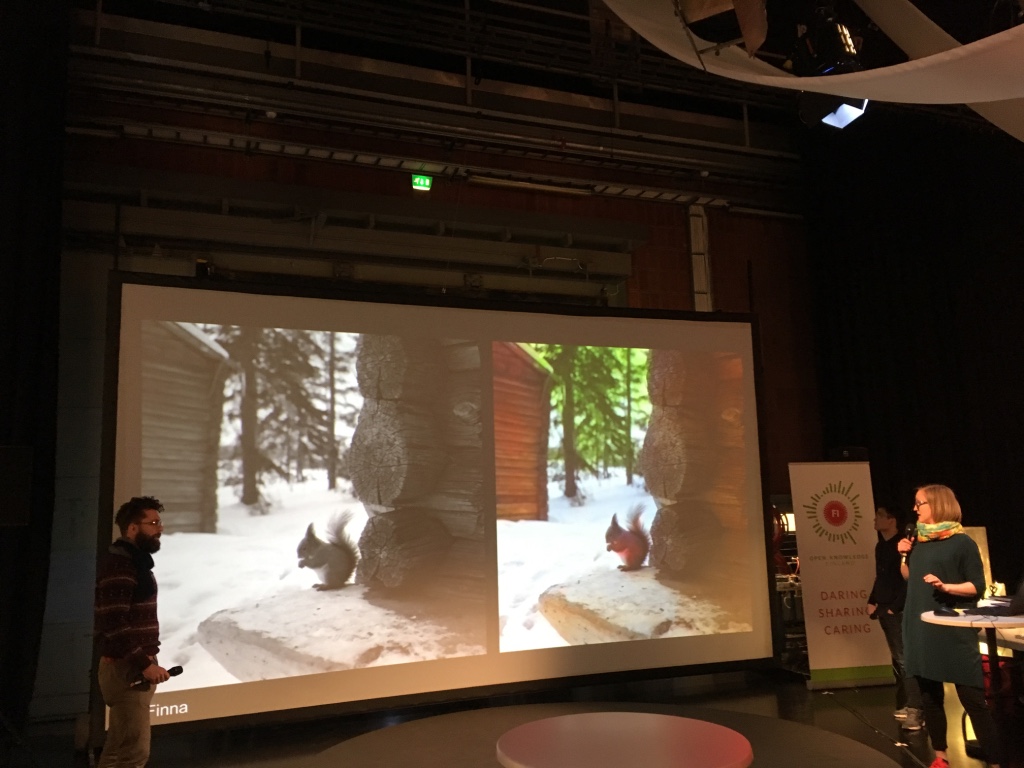 Image and video colorization with AI. Kuva: Sini Peura.