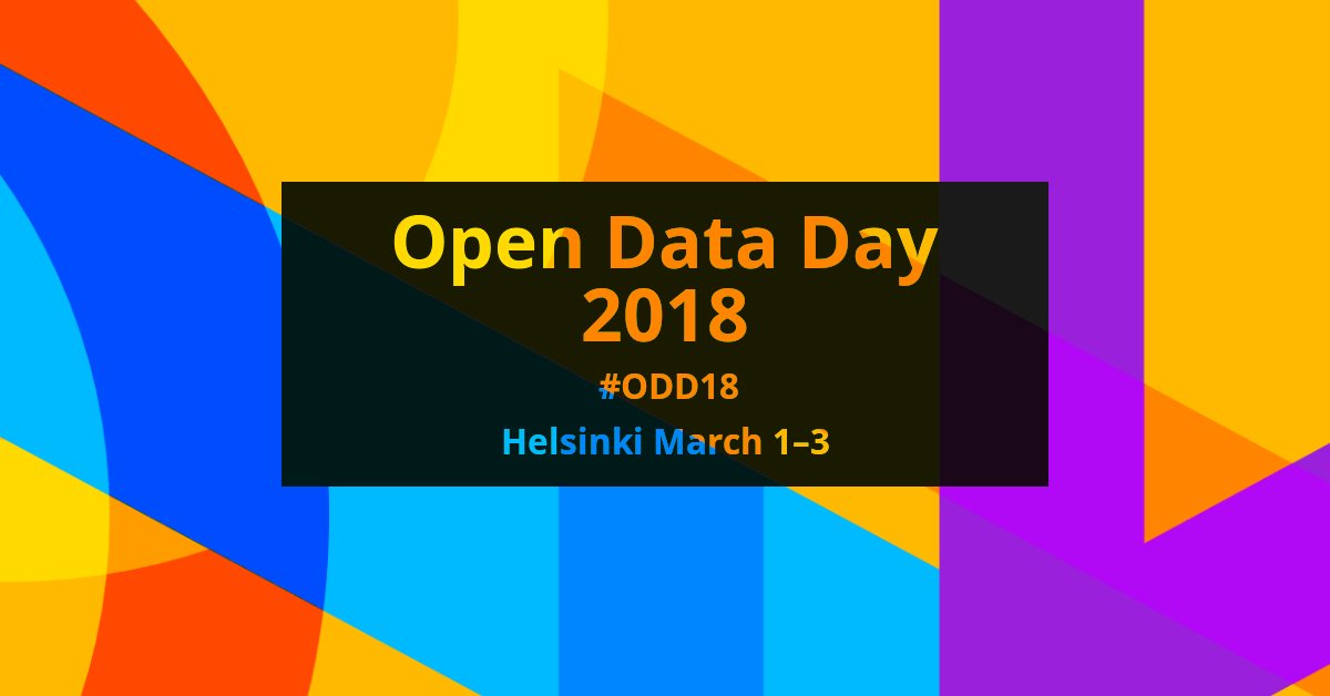 Open Data Day 2018 is here - Welcome to 3 days of # ...
